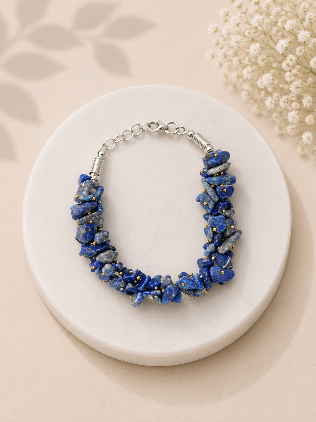 Lapis Lazuli Chip Bracelet